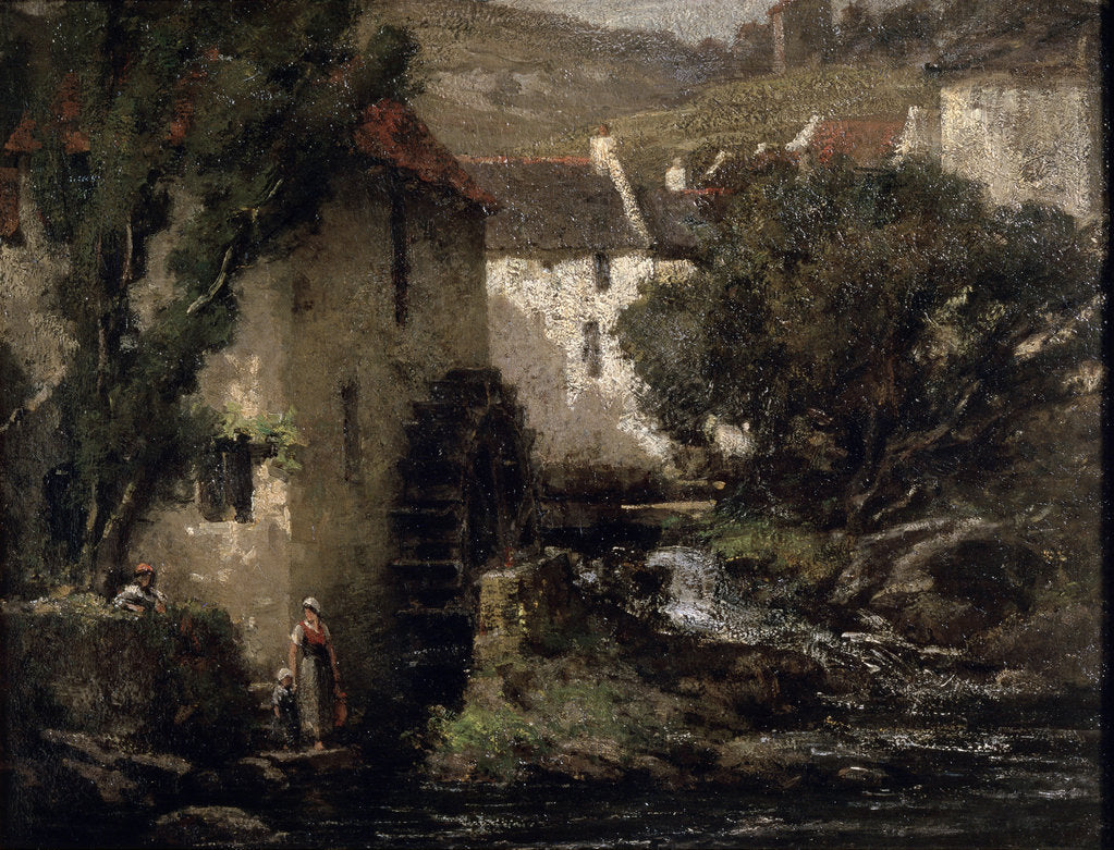 Detail of Water Mill, 19th century. by Gustave Courbet