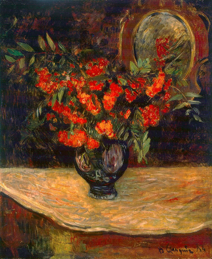 Detail of Bouquet, 1884. by Paul Gauguin