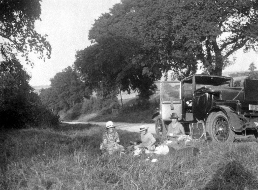 Detail of Roadside picnic by Anonymous