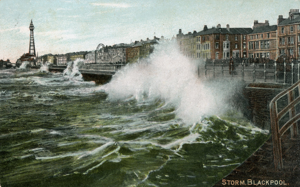 Detail of Storm, Blackpool, Lancashire by Anonymous