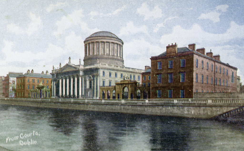 Detail of The Four Courts, Dublin, Ireland by Anonymous