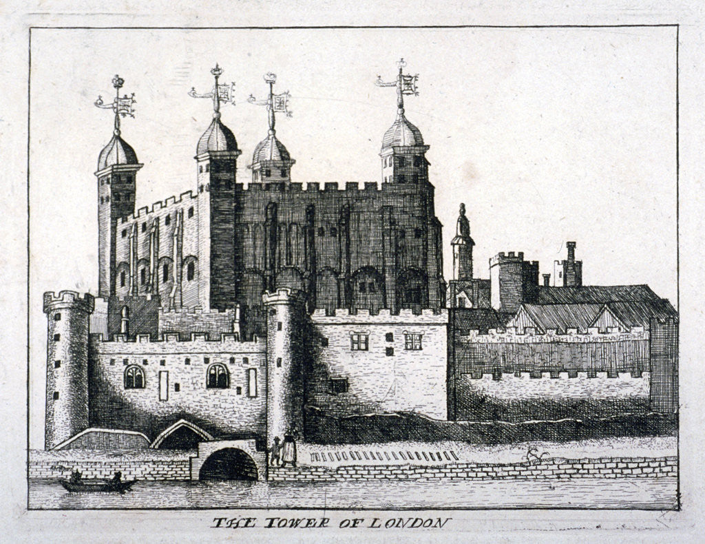 Detail of View of the Tower of London by Anonymous