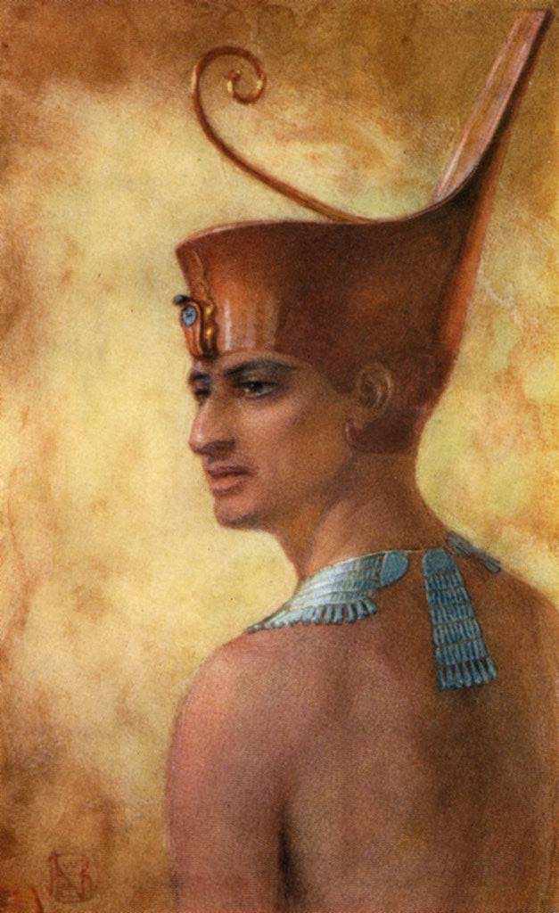 Detail of Pepi I, Ancient Egyptian pharaoh of the 6th dynasty by Winifred Mabel Brunton