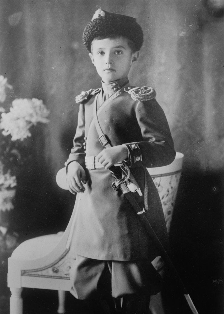 Detail of Tsarevich Alexei of Russia, c1910-c1914(?) by Anonymous