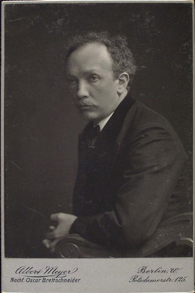 Detail of Richard Strauss, German composer, late 19th or early 20th century. by Albert Meyer