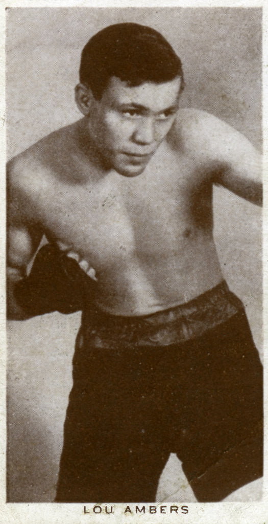 Detail of Lou Ambers, American boxer by Anonymous