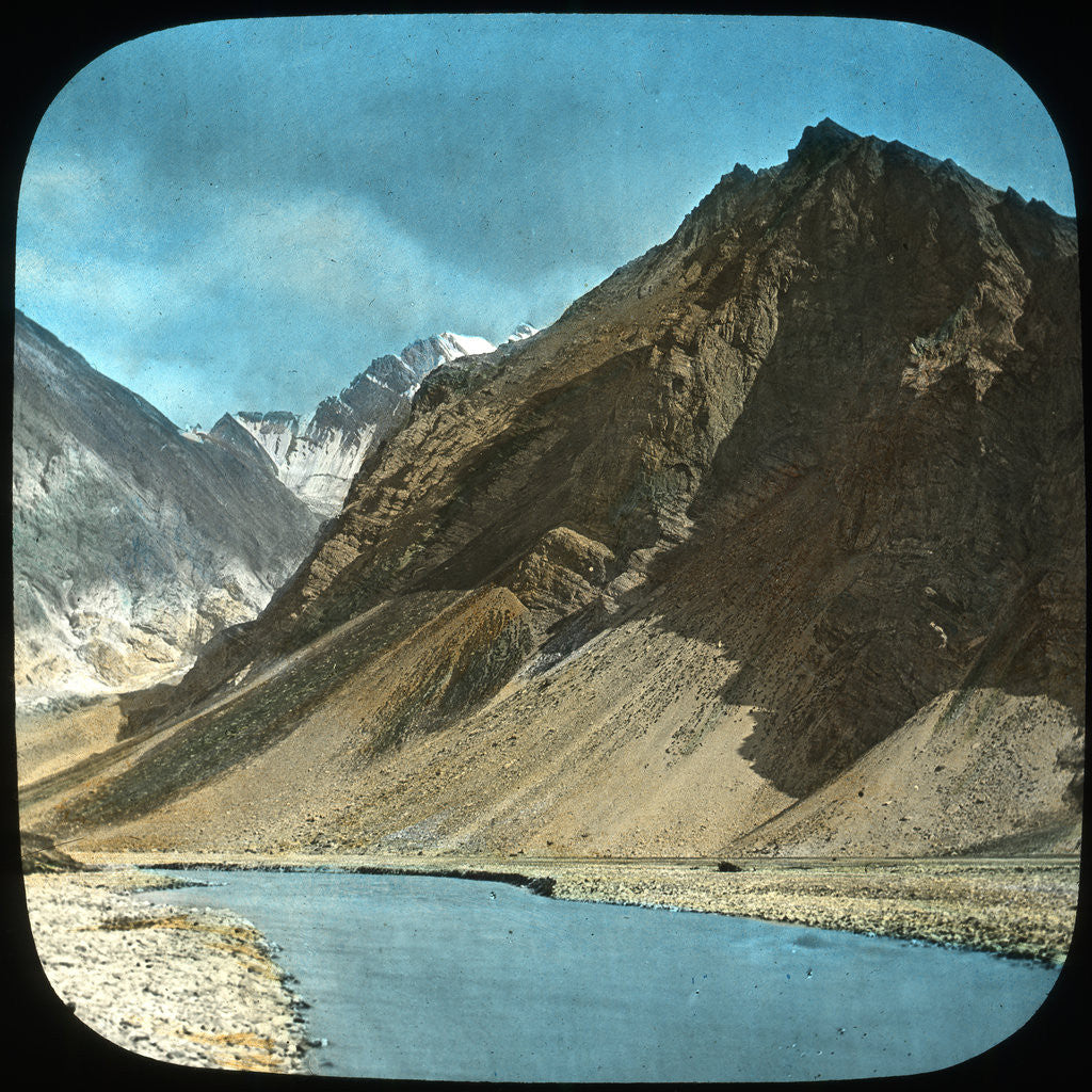 Detail of Upper course of the Indus River, Kashmir, India by Anonymous