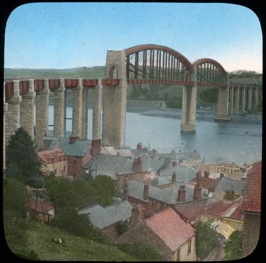 Detail of Royal Albert Bridge, Saltash, Cornwall by Church Army Lantern Department