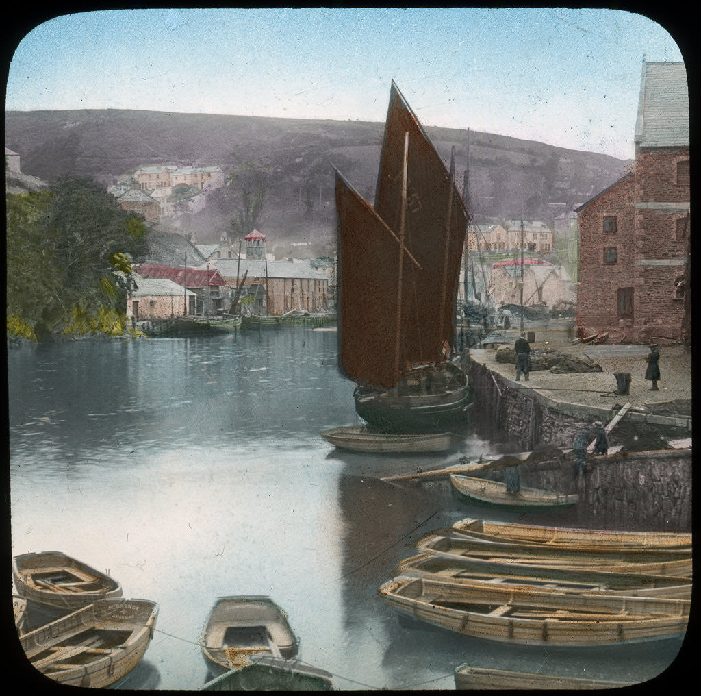 Detail of Looe, from the quay, Cornwall by Church Army Lantern Department