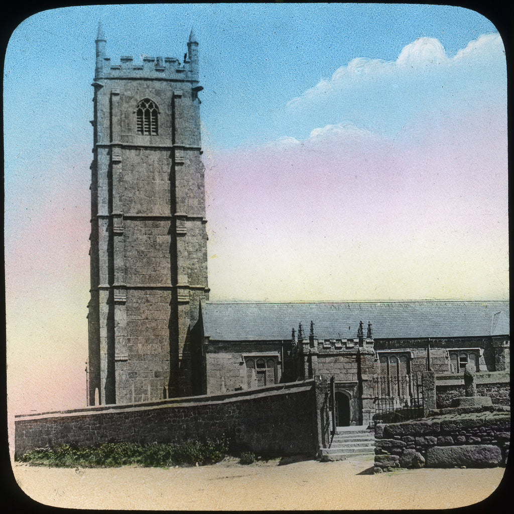 Detail of St Buryan Church, Cornwall by Church Army Lantern Department