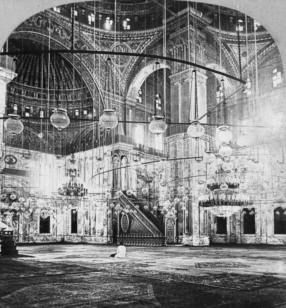 Detail of Interior, Mosque of Muhammad Ali, Cairo, Egypt by BL Singley