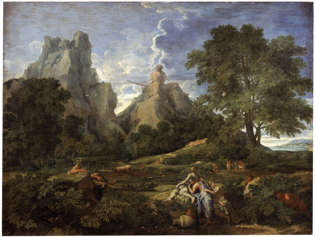 Detail of Landscape with Polyphemus, 1649. by Nicolas Poussin