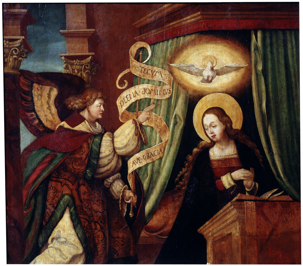 Detail of The Annunciation, c1520 by Anonymous