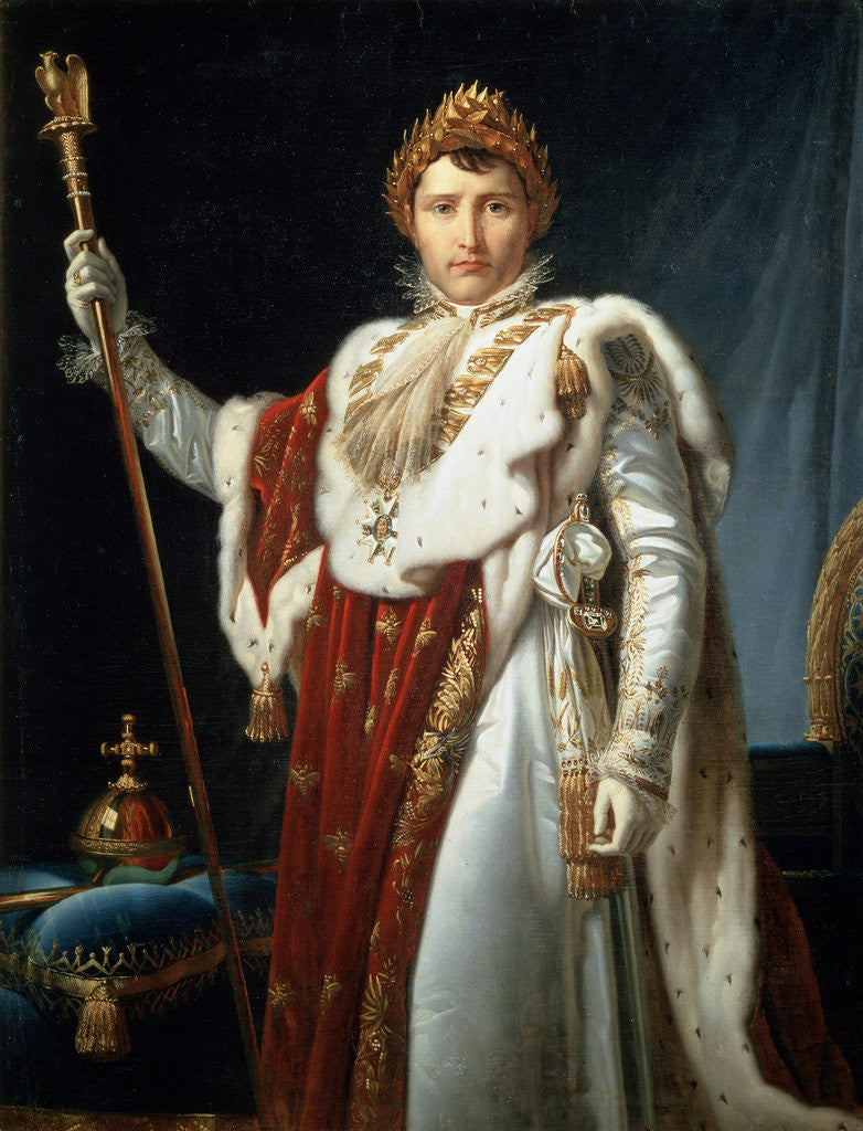 Detail of Portrait of Emperor NapolÃ©on I Bonaparte by Francois Pascal Simon Gerard