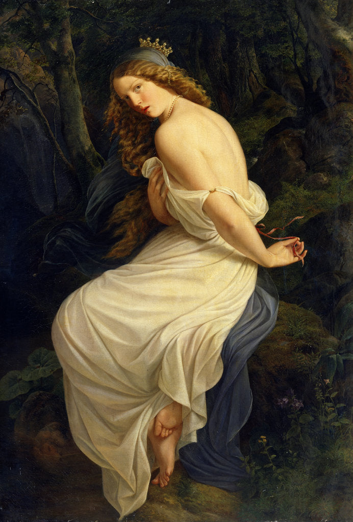 Detail of Undine, 1843 by Eduard Steinbrück