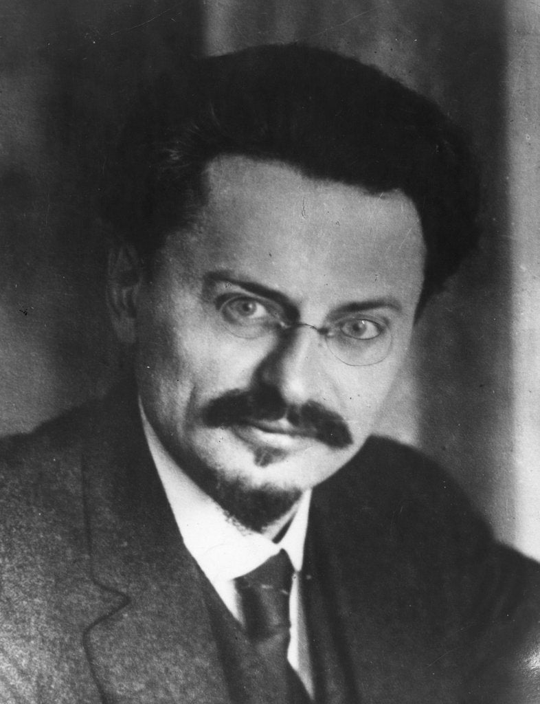 Detail of Leon Trotsky by Anonymous