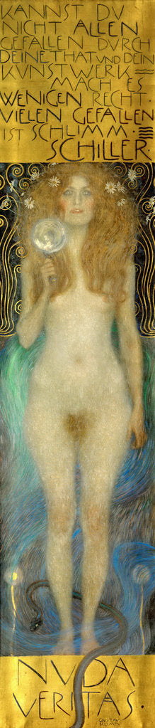 Detail of Nuda Veritas, 1899 by Gustav Klimt