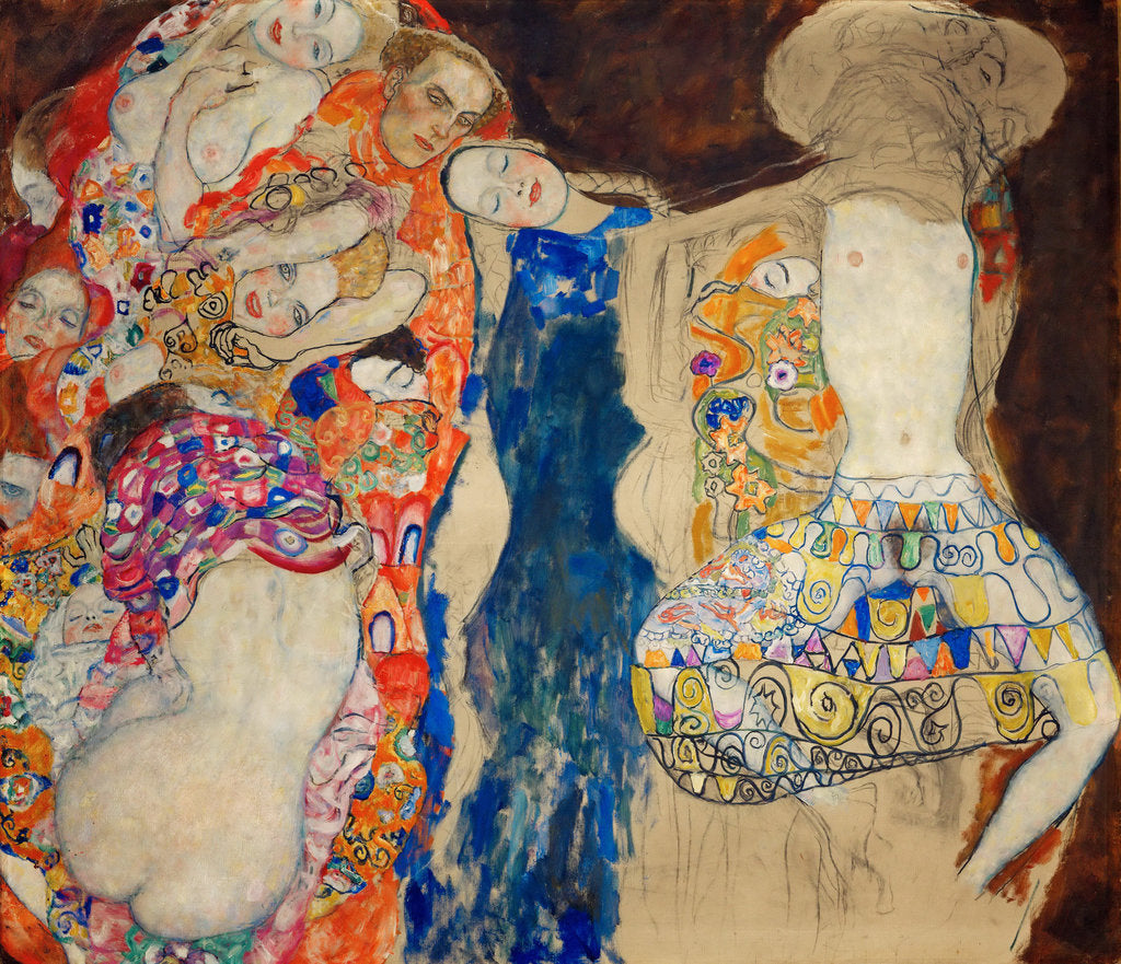 Detail of The Bride, 1918 by Gustav Klimt