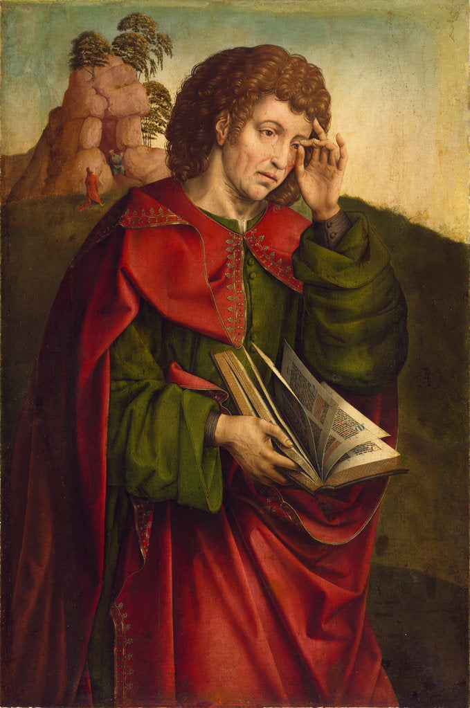 Detail of Saint John the Evangelist Weeping, c. 1500 by Colijn De Coter