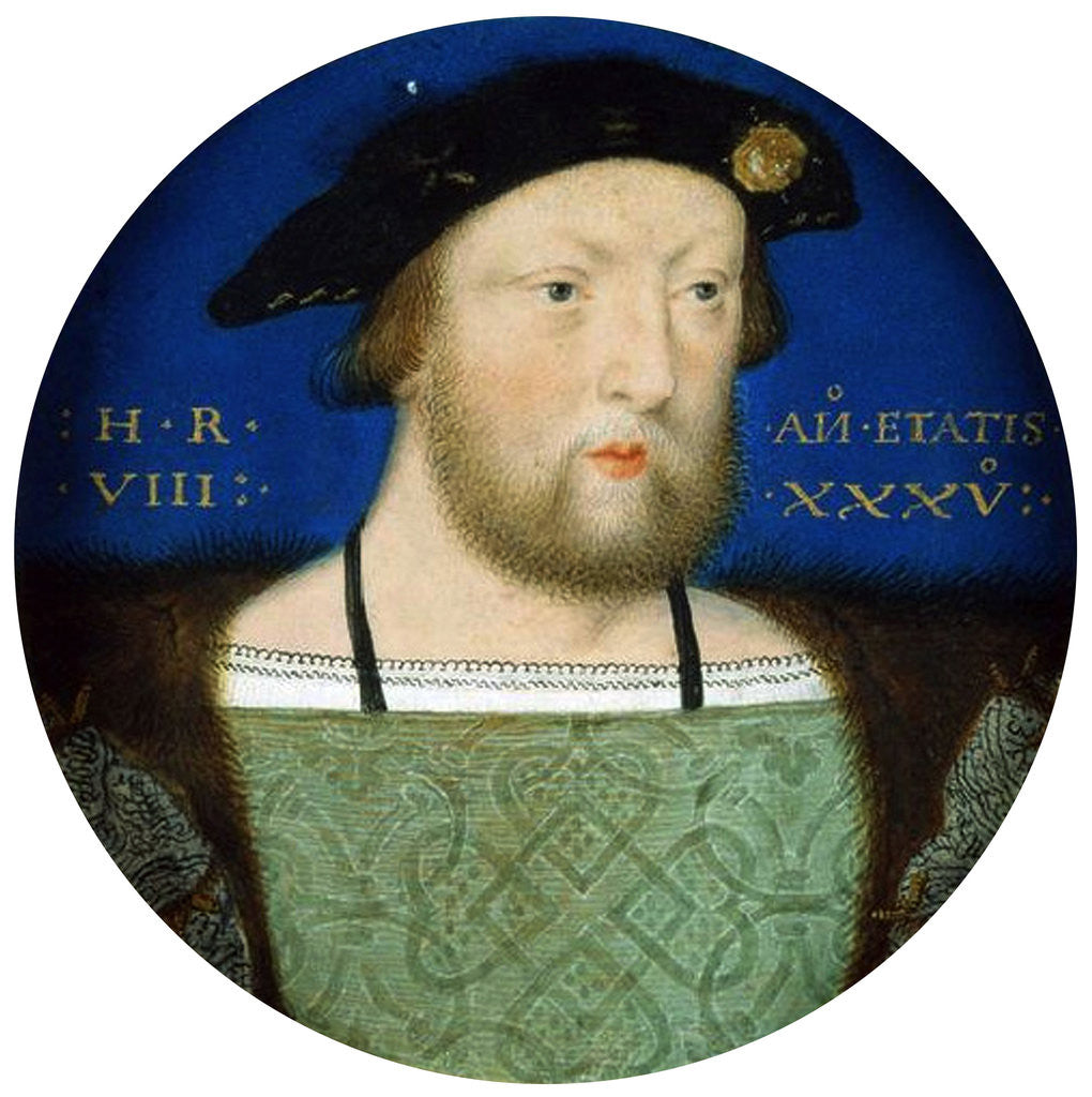 Detail of Portrait of King Henry VIII of England by Horenbout