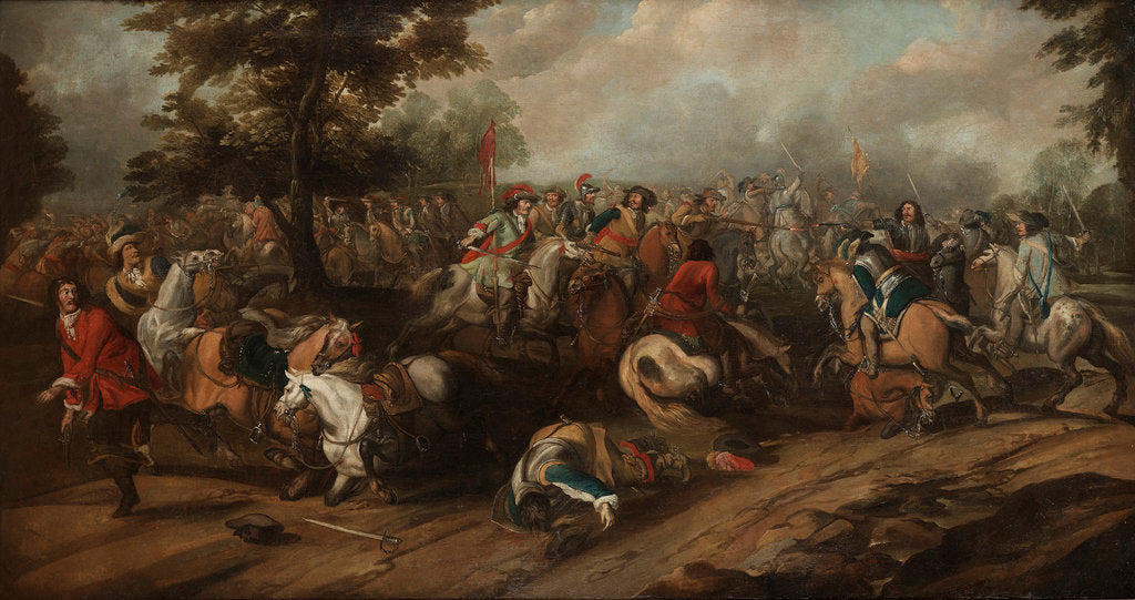 Detail of The Battle of Breitenfeld by Pieter Snayers