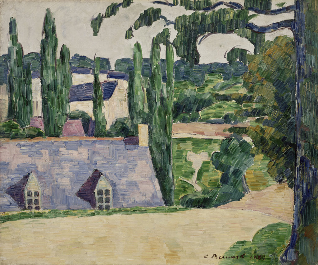 Detail of Landscape at Pont-Aven, 1889 by Émile Bernard