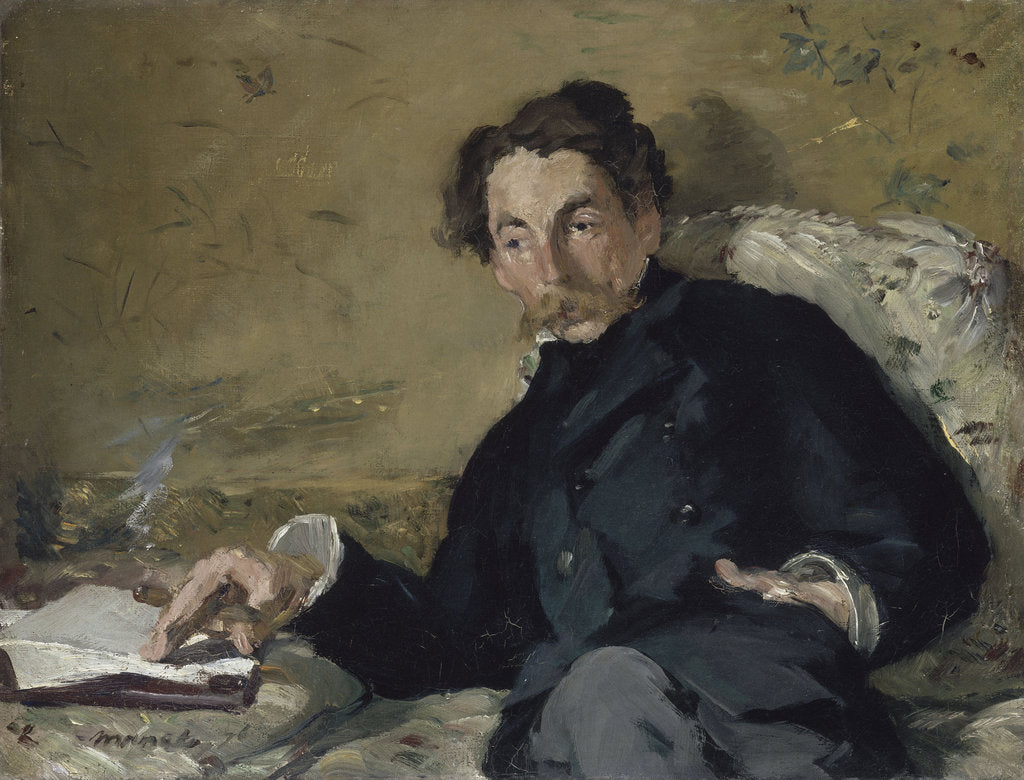 Detail of Portrait of Stéphane Mallarmé, 1876 by Édouard Manet