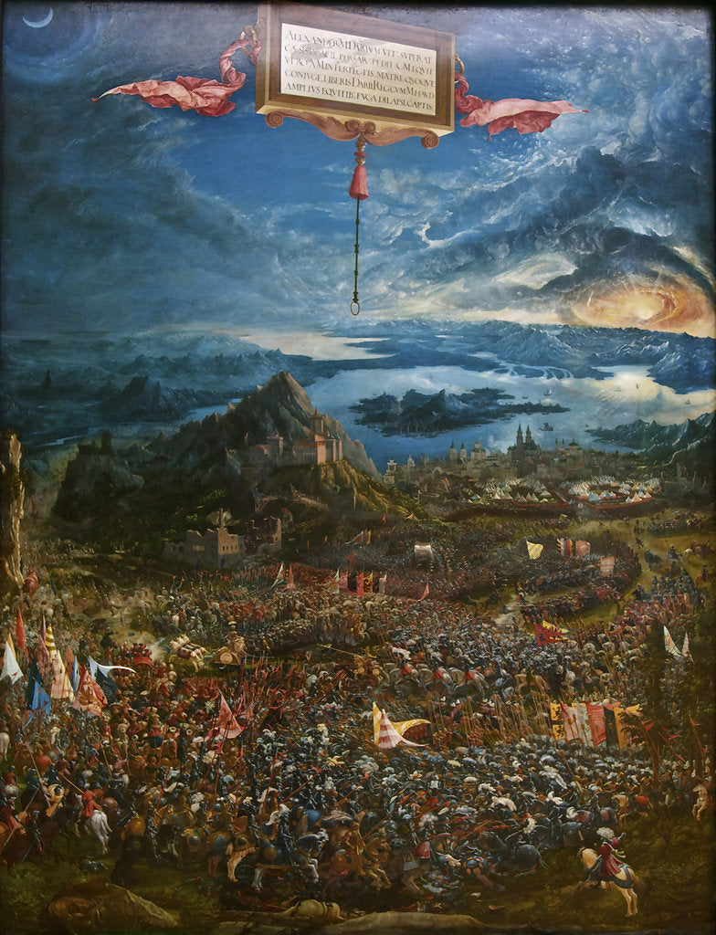 Detail of The Battle of Alexander at Issus, 1529 by Albrecht Altdorfer