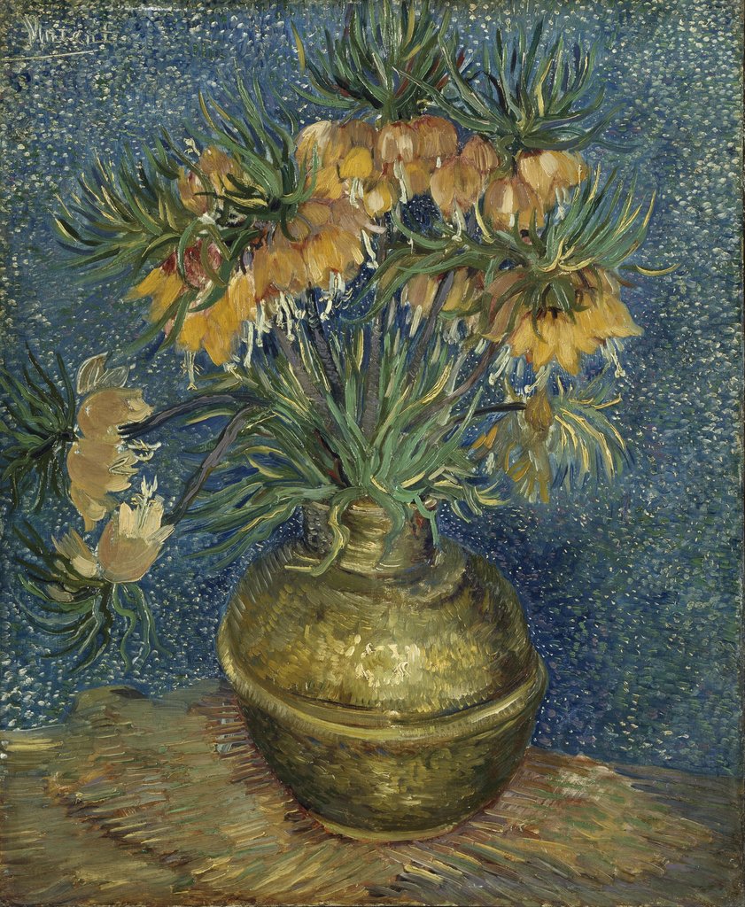 Detail of Imperial Fritillaries in a Copper Vase, 1887 by Vincent van Gogh