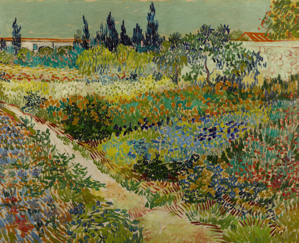 Detail of Garden at Arles, 1888 by Vincent van Gogh