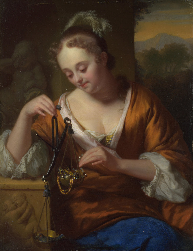 Detail of Allegory of Virtue and Riches, ca. 1665-1667 by Godfried Cornelisz Schalcken