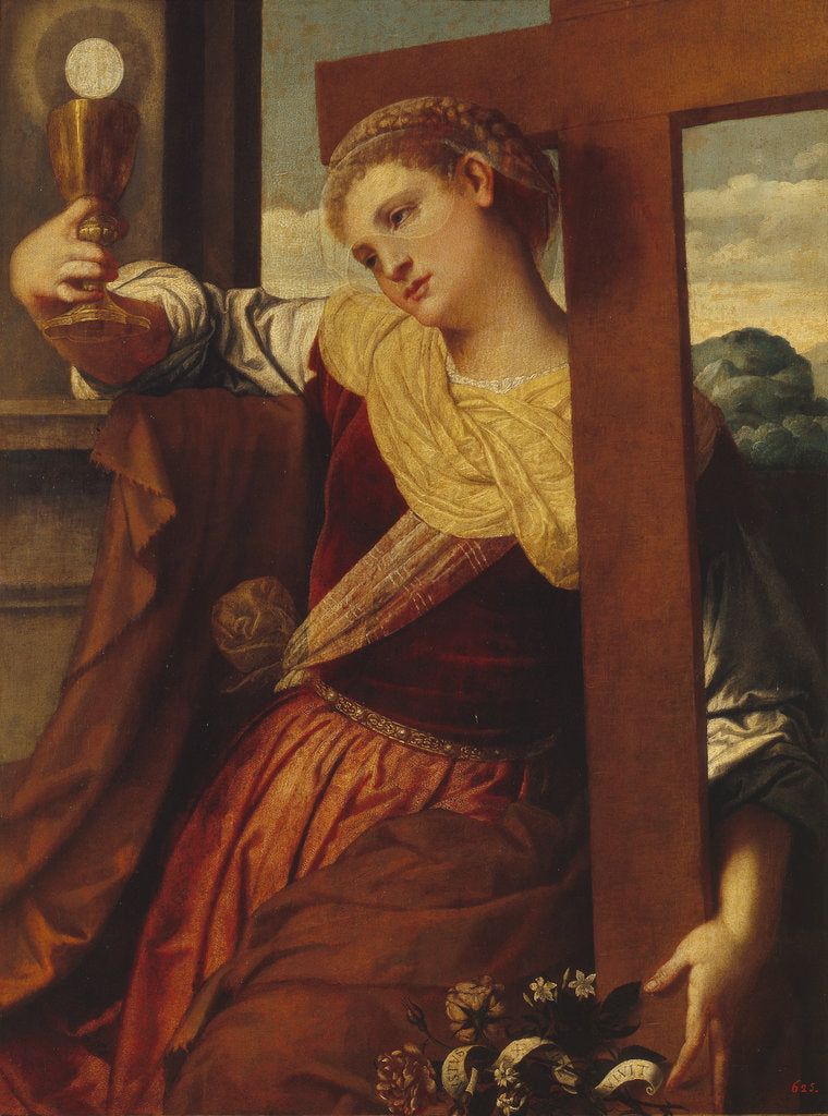 Detail of The Allegory of Faith by Moretto da Brescia