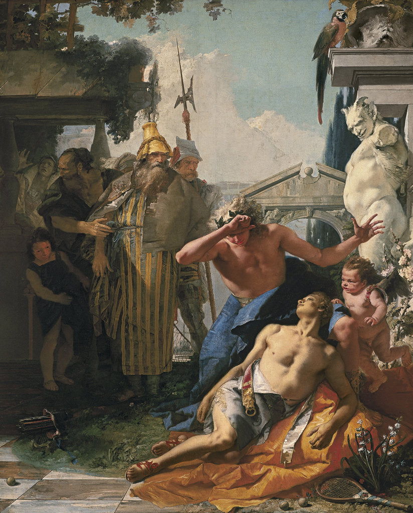 Detail of The Death of Hyacinthus, c.1753 by Giambattista Tiepolo