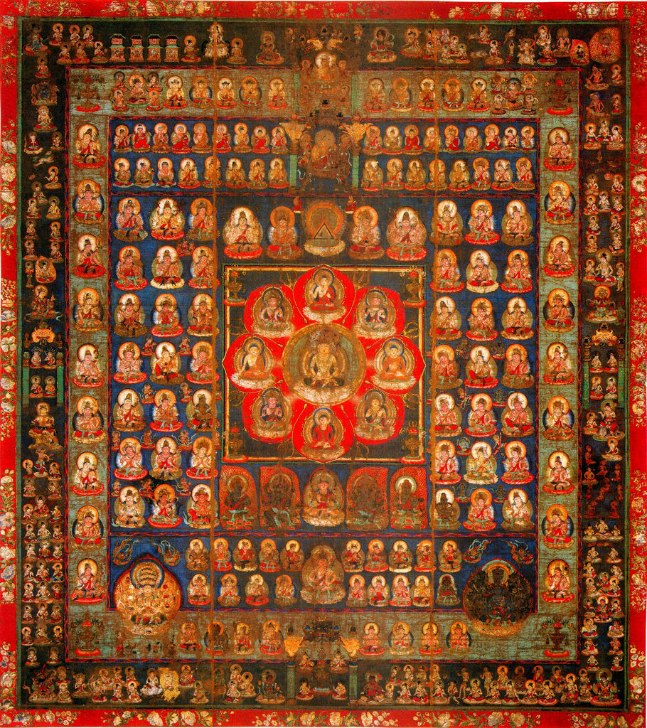 Detail of Garbhadhatu Mandala, 8th/9th century by Anonymous