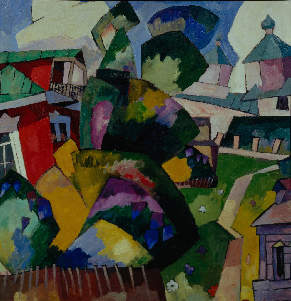 Detail of Landscape, 1900s-1910s by Aristarkh Vasilyevich Lentulov