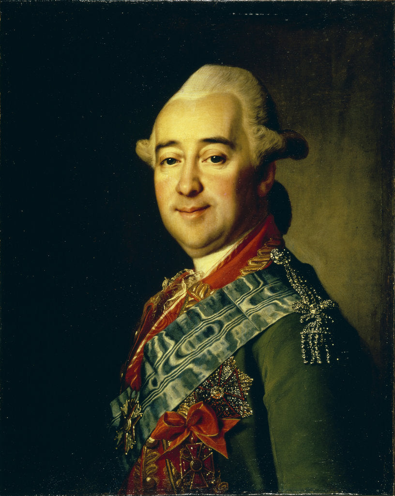 Detail of Portrait of General Mikhail Krechetnikov, 1770s by Dmitri Grigorievich Levitsky