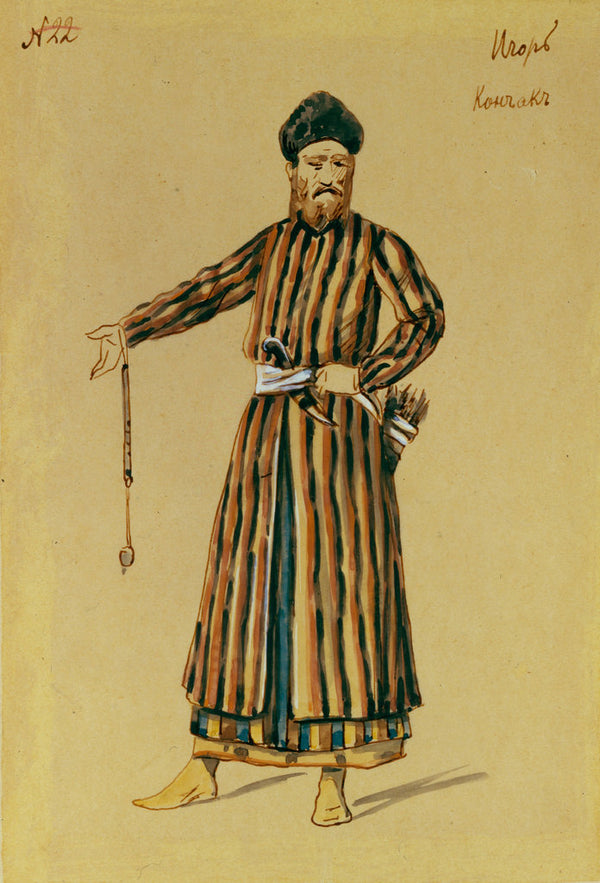 Costume design for the opera Prince Igor by A. Borodin, 1890 posters ...