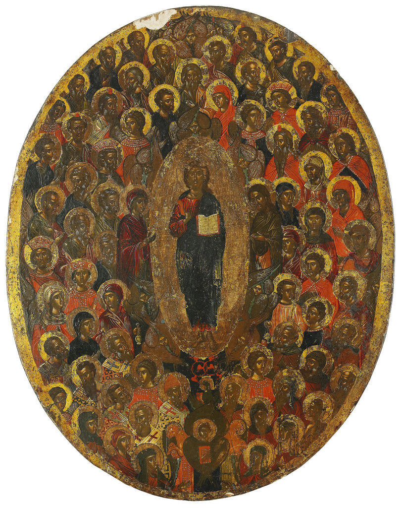 Detail of Deesis, 17th century by Russian icon