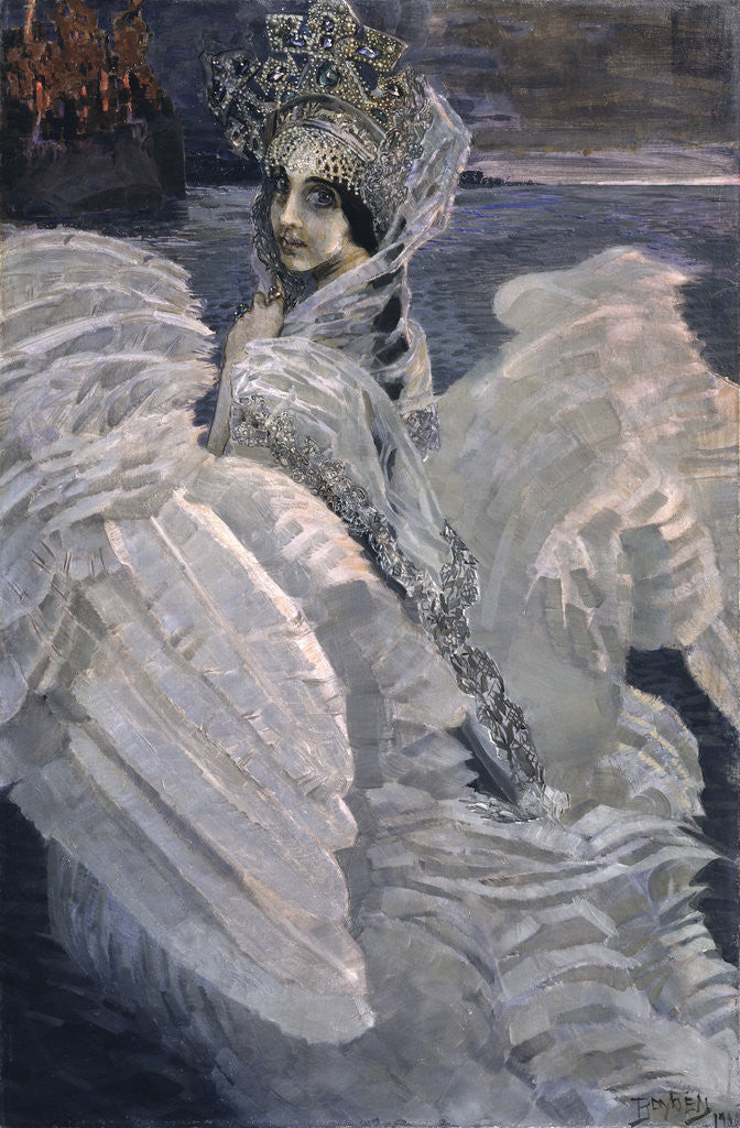 Detail of Princess Swan by Mikhail Alexandrovich Vrubel