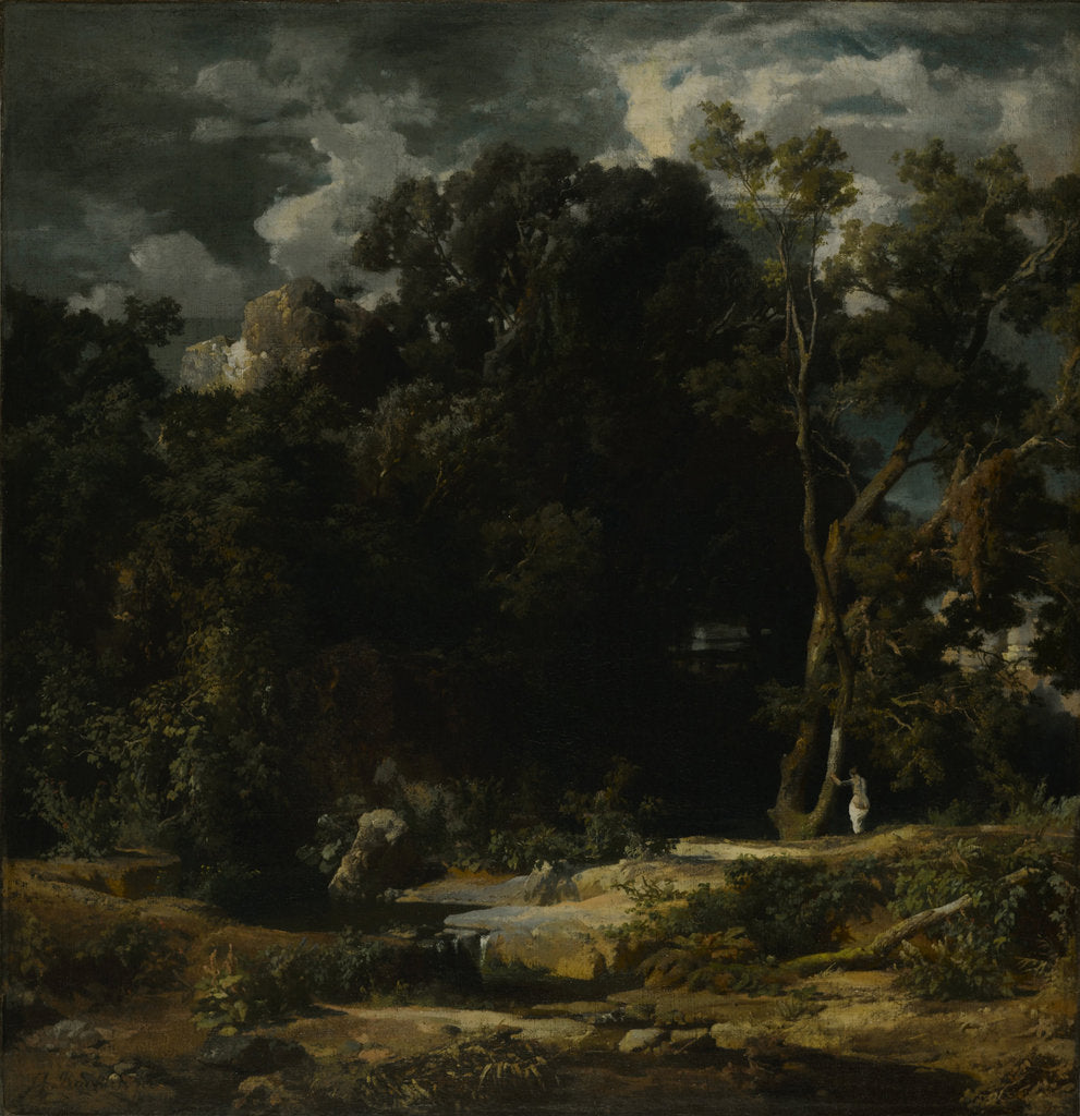 Detail of Roman Landscape, 1852 by Arnold Böcklin