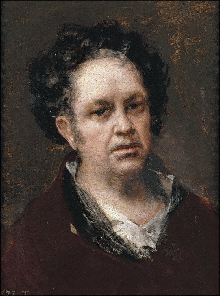 Detail of Self-Portrait, 1815 by Francisco de Goya