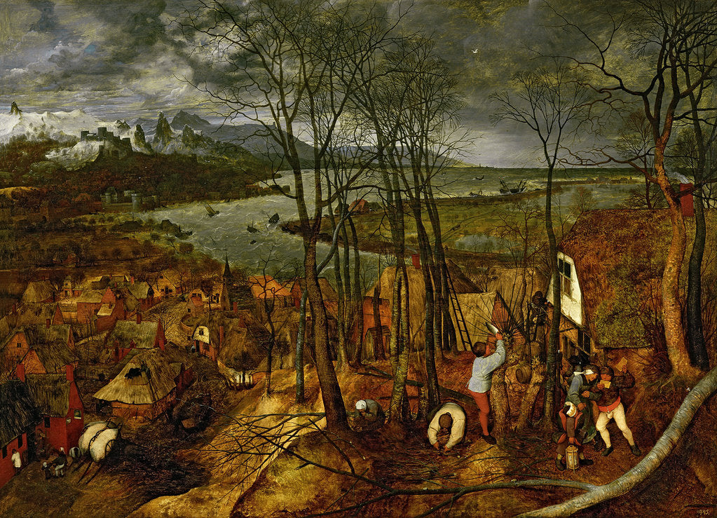 Detail of The Gloomy Day (Early Spring), 1565 by Pieter Bruegel the Elder