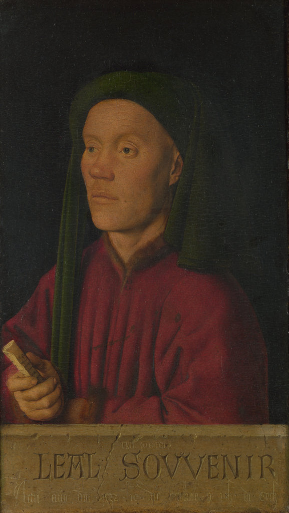 Detail of Léal Souvenir (Loyal Remembrance), 1432 by Jan van Eyck