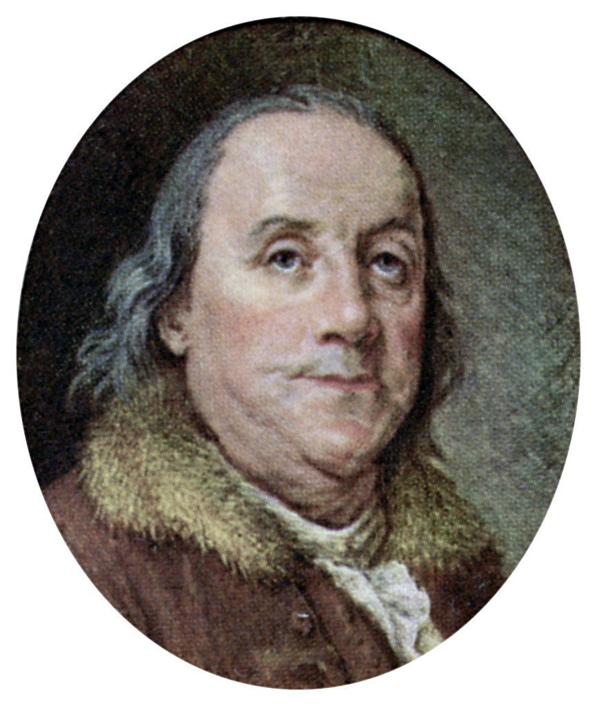 Detail of Benjamin Franklin by Anonymous