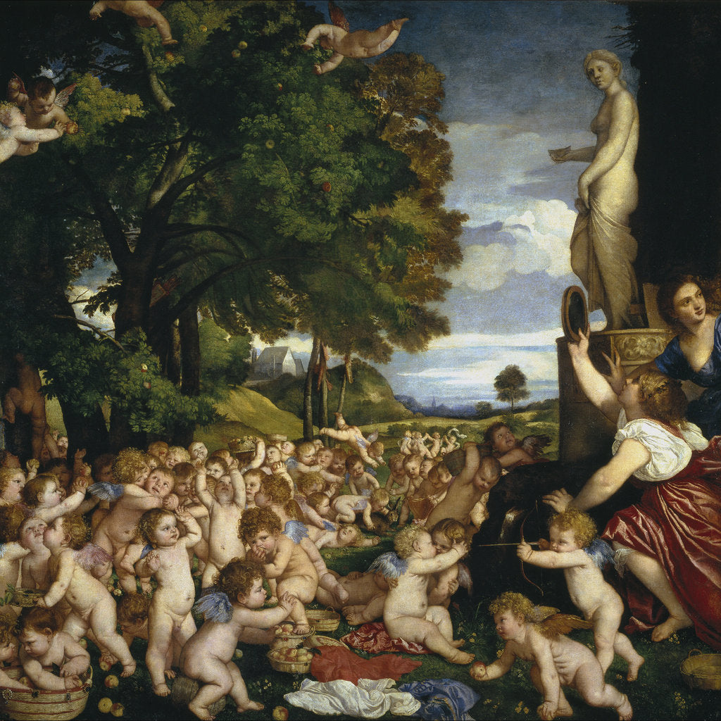 Detail of The Offering to Venus, 1518-1519 by Titian