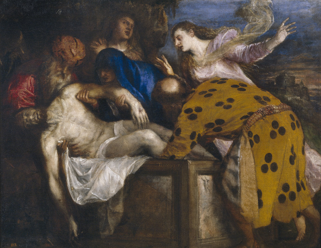 Detail of The Entombment of Christ, 1572 by Titian