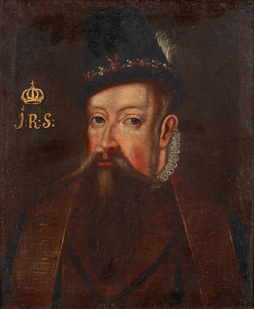 Detail of Portrait of the King John III of Sweden, um 1700 by Anonymous