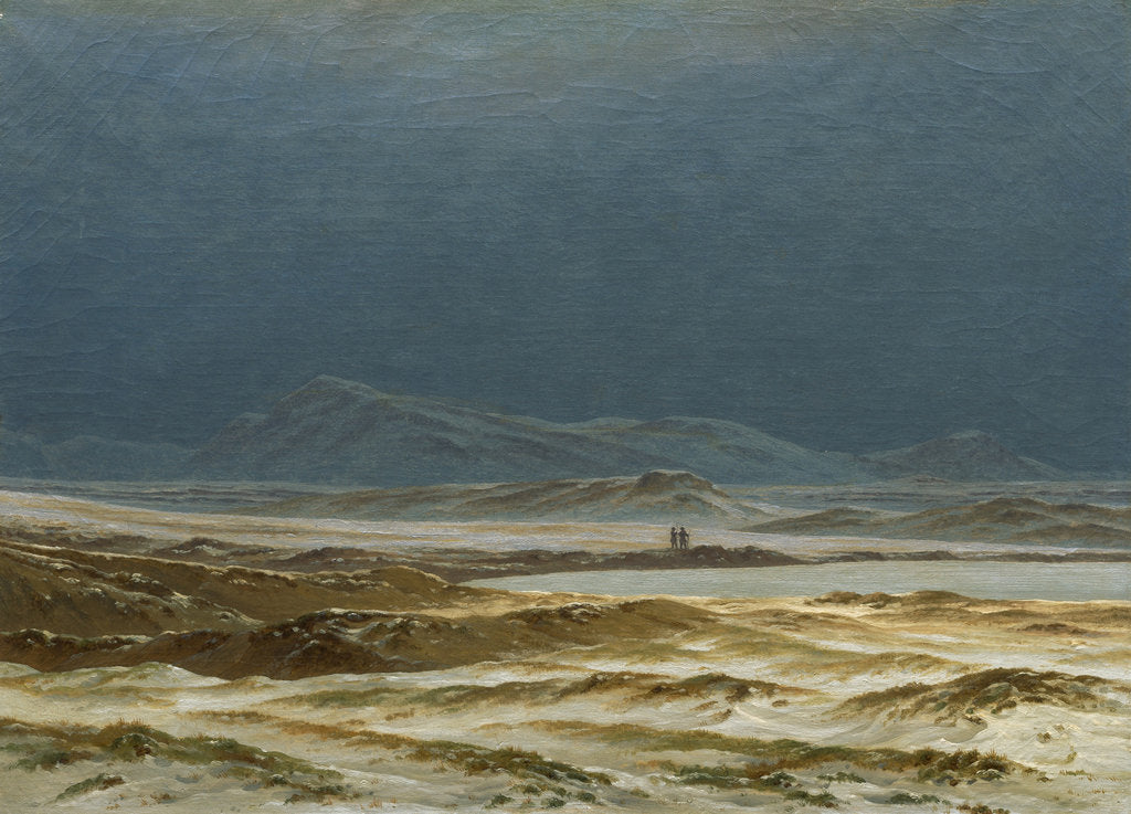 Detail of Northern Landscape, Spring, ca 1825 by Caspar David Friedrich