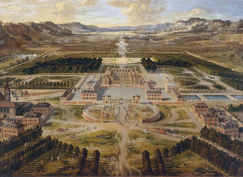 Detail of The Palace of Versailles, the Grand Trianon, ca 1668 by Pierre Patel