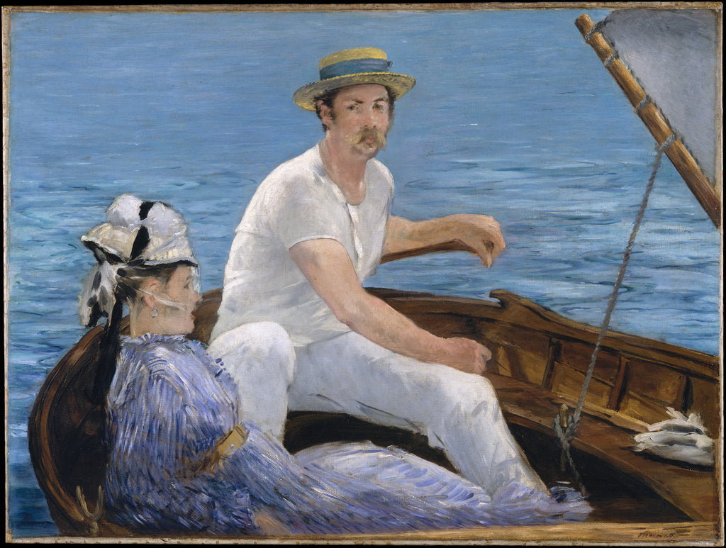 Detail of Boating, 1874 by Édouard Manet